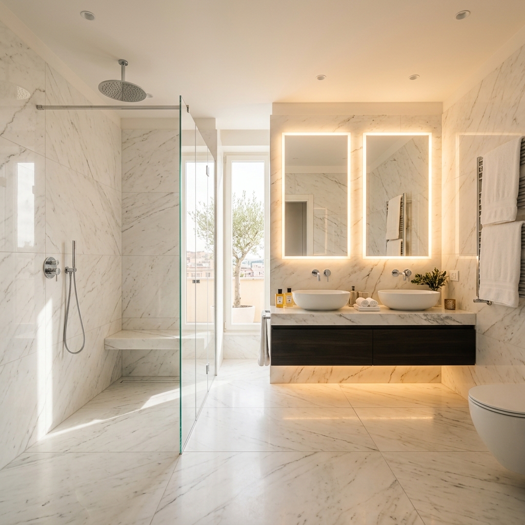 Ristrutturazione bagno moderno